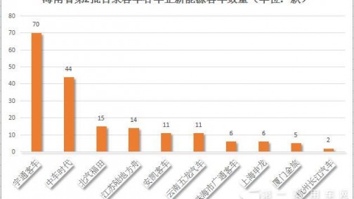 194款商用车入海南第2批目录 宇通数量最多