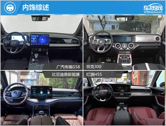 SUV，自主品牌，比亚迪，坦克300，自主suv,坦克300，广汽传祺GS8，比亚迪唐，红旗HS5